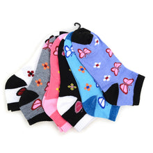 Load image into Gallery viewer, Women's Socks - Butterflies Low Cut - Assorted 6 Pack