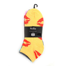 Load image into Gallery viewer, Women's Sock - Kisses Pattern Low Cut - Assorted 6 Pack