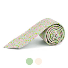 Load image into Gallery viewer, 2.25" Floral Cotton Slim Tie - NVC-FLORAL2