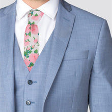 Load image into Gallery viewer, 2.25" Floral Cotton Slim Tie - NVC-FLORAL3
