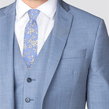 Load image into Gallery viewer, 2.25" Floral Cotton Slim Tie - NVC-FLORAL6