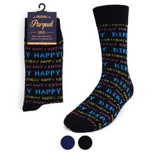 Load image into Gallery viewer, Men's Socks - Happy Birthday Novelty Socks