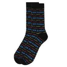 Load image into Gallery viewer, Men's Socks - Happy Birthday Novelty Socks