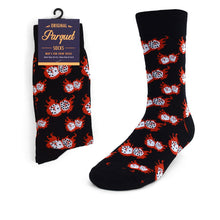 Load image into Gallery viewer, Men's Socks - Fire Dice Novelty Socks