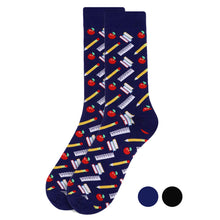 Load image into Gallery viewer, Men's Socks - School Supplies Novelty Socks