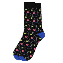 Load image into Gallery viewer, Men's Socks - Black Bowling Novelty Socks