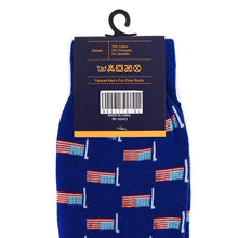 Load image into Gallery viewer, Men's Socks - American Flag Novelty Socks