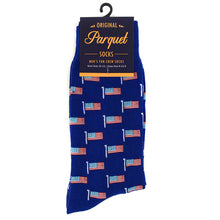 Load image into Gallery viewer, Men's Socks - American Flag Novelty Socks
