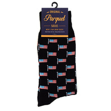 Load image into Gallery viewer, Men's Socks - American Flag Novelty Socks
