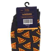 Load image into Gallery viewer, Men's Socks - Pepperoni Pizza Novelty Socks