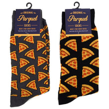 Load image into Gallery viewer, Men's Socks - Pepperoni Pizza Novelty Socks