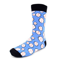 Load image into Gallery viewer, Men's Socks - Baseball Novelty Socks