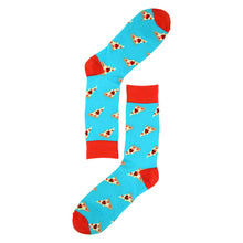 Load image into Gallery viewer, Men's Socks - Pizza Slice Novelty Socks
