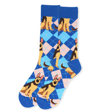Load image into Gallery viewer, Men's Socks - Novelty Argyle Dog