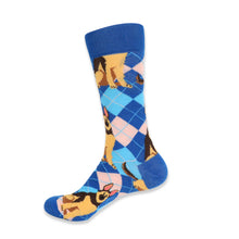 Load image into Gallery viewer, Men's Socks - Novelty Argyle Dog