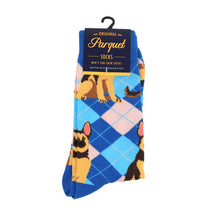Load image into Gallery viewer, Men's Socks - Novelty Argyle Dog