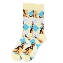 Load image into Gallery viewer, Men's Socks - Novelty Argyle Dog