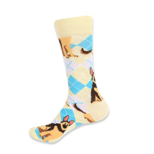 Load image into Gallery viewer, Men's Socks - Novelty Argyle Dog