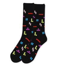 Load image into Gallery viewer, Men's Socks - Tetris Game Novelty Socks