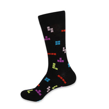Load image into Gallery viewer, Men's Socks - Tetris Game Novelty Socks