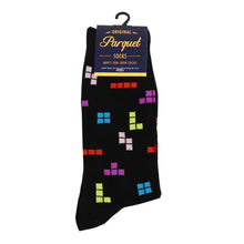 Load image into Gallery viewer, Men's Socks - Tetris Game Novelty Socks