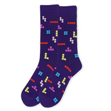 Load image into Gallery viewer, Men's Socks - Tetris Game Novelty Socks