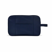 Load image into Gallery viewer, Umo Lorenzo Navy Travel Kit Bag – Men's Toiletry Organizer with Handle
