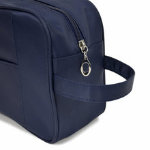 Load image into Gallery viewer, Umo Lorenzo Navy Travel Kit Bag – Men's Toiletry Organizer with Handle