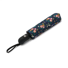 Load image into Gallery viewer, Nollia Floral Auto-Open Compact Umbrella – 12" Travel Size, Wind-Resistant