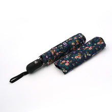 Load image into Gallery viewer, Nollia Floral Auto-Open Compact Umbrella – 12" Travel Size, Wind-Resistant