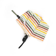 Load image into Gallery viewer, Nollia Compact Travel Stripe Umbrella – Auto-Open, 12" Wind-Resistant, Lightweight
