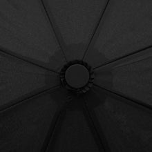 Load image into Gallery viewer, Parquet Compact Solid Black Travel Umbrella – Auto-Open, 12" Lightweight & Wind-Resistant