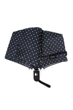Load image into Gallery viewer, Nollia Compact Heart Pattern Auto-Open Umbrella – 12" Travel Size, Red or Black, Wind-Resistant
