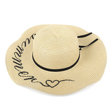 Load image into Gallery viewer, Women's Hat - Wide Brim Floppy Summer Hat
