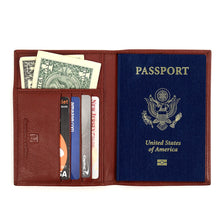 Load image into Gallery viewer, Passport Case - RFID Genuine Leather