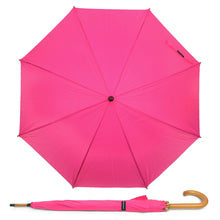 Load image into Gallery viewer, Parquet Wooden Auto-Open Umbrella – 5 Colors, Metal Frame, 40" Arc