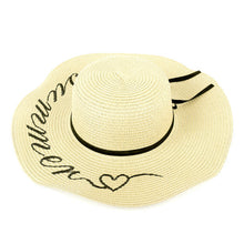 Load image into Gallery viewer, Women's Hat - Wide Brim Floppy Summer Hat