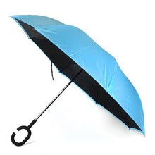 Load image into Gallery viewer, Parquet School Pride Double Layer Inverted Umbrella – (UV Protection, C-Handle)