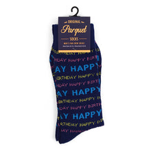 Load image into Gallery viewer, Men's Socks - Happy Birthday Novelty Socks