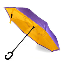 Load image into Gallery viewer, Parquet School Pride Double Layer Inverted Umbrella – (UV Protection, C-Handle)
