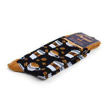 Load image into Gallery viewer, Men's Socks - Coffee Cups Novelty Socks