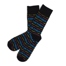 Load image into Gallery viewer, Men's Socks - Happy Birthday Novelty Socks
