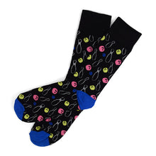 Load image into Gallery viewer, Men's Socks - Black Bowling Novelty Socks