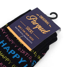 Load image into Gallery viewer, Men's Socks - Happy Birthday Novelty Socks
