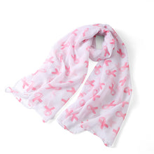 Load image into Gallery viewer, Nollia Ladies Breast Cancer Awareness Ribbon Scarf
