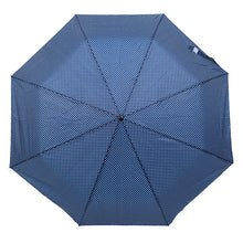 Load image into Gallery viewer, Parquet Polka Dot Telescopic Hand-Open Compact Umbrella – 12" Compact, 5 Color Options
