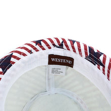Load image into Gallery viewer, Westend Spring/Summer USA Stars &amp; Stripes American Flag Trilby Fedora Hat
