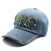 Load image into Gallery viewer, Nollia 12-Piece Assorted Bling Studs Denim Caps – Random Styles
