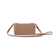 Load image into Gallery viewer, Nollia Ladies Solid Color Wallet on String – Crossbody Wallet with Emblem Accent
