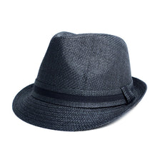 Load image into Gallery viewer, Westend Spring/Summer Short Brim Banded Fedora Hat
